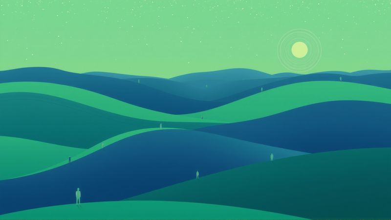 Un paisaje tranquilo y conectado visualmente