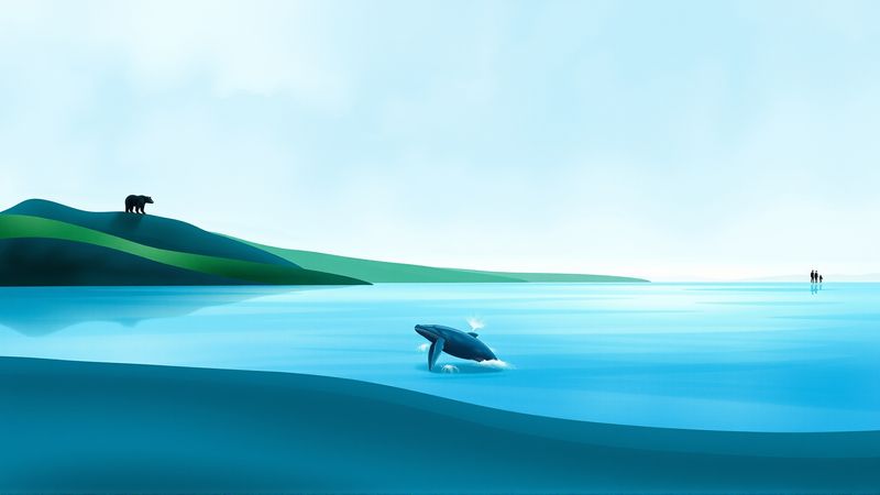 Un paisaje marino sereno y evocador