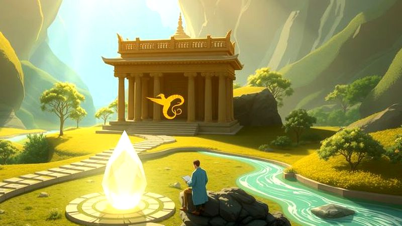 Un templo sereno inspira reflexión profunda