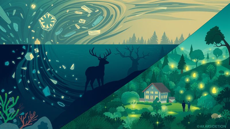 Paisajes urbanos y marinos se desdibujan suavemente