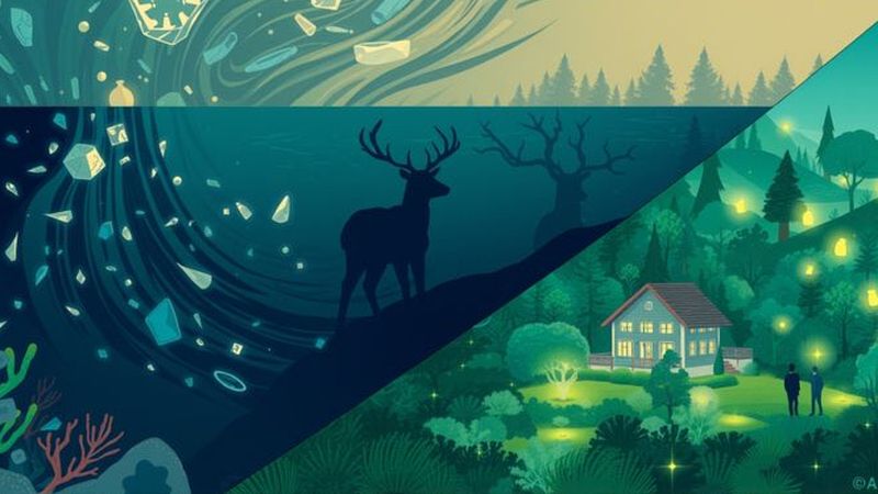 Paisajes urbanos y marinos se desdibujan suavemente