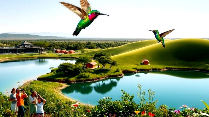 Un paisaje sereno observando la naturaleza pacífica