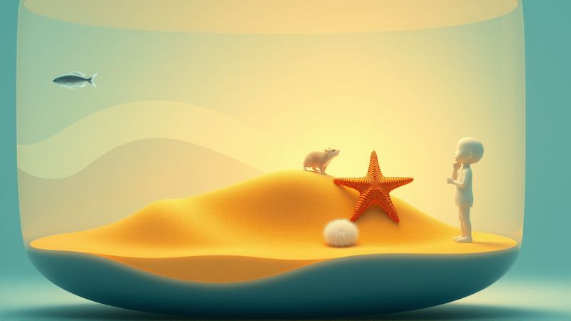 Un mundo pacífico y luminoso emerge
