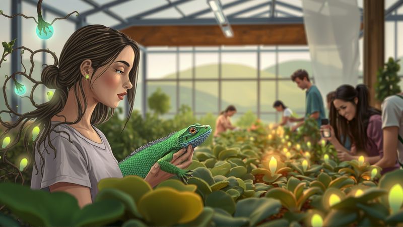Naturaleza y cuidado florecen en armonía