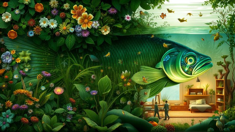 Ecosistema vibrante revela vida y hogar