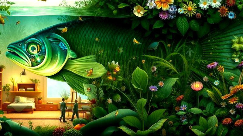 Ecosistema vibrante revela vida y hogar