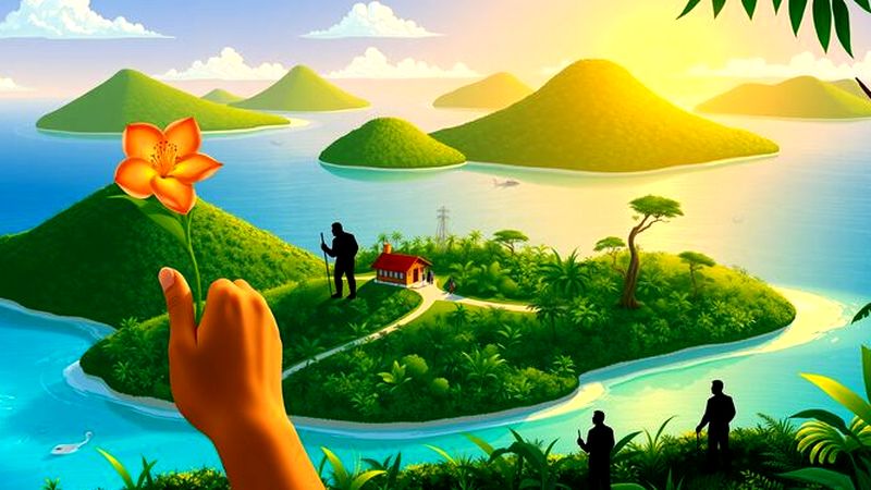 Un tranquilo archipiélago se observa cuidadosamente