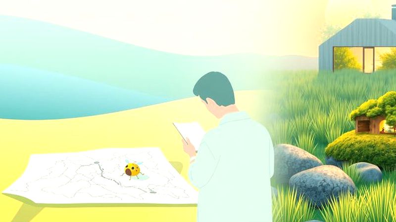 Investigación tranquila en armonía natural