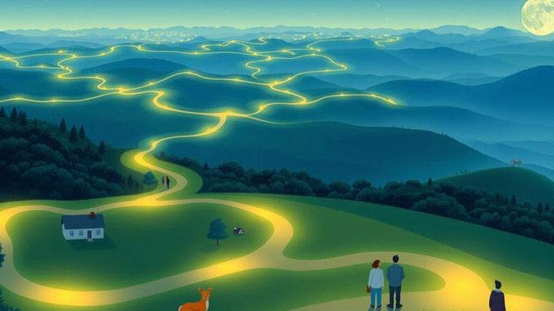 Paisajes luminosos evocan armonía y contemplación